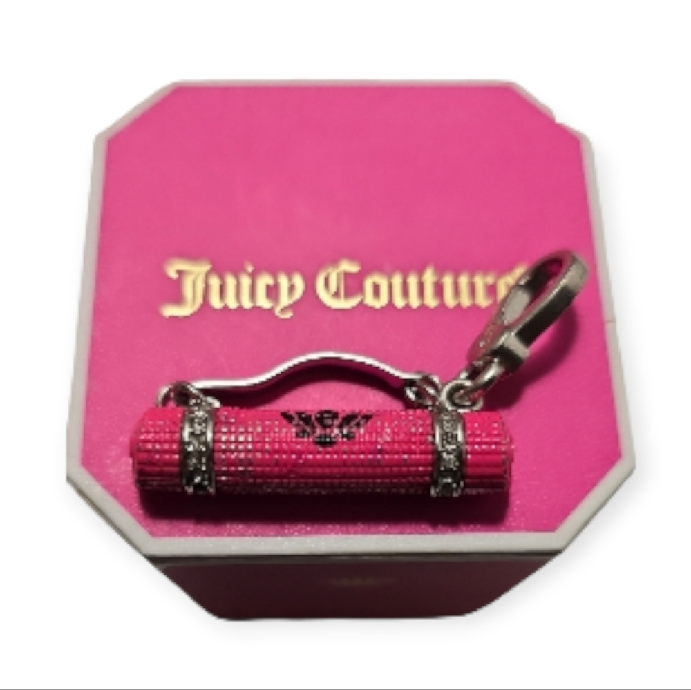 Juicy Couture Pink Yoga Mat Charm